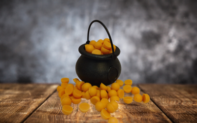 Mini Halloween Cauldrons