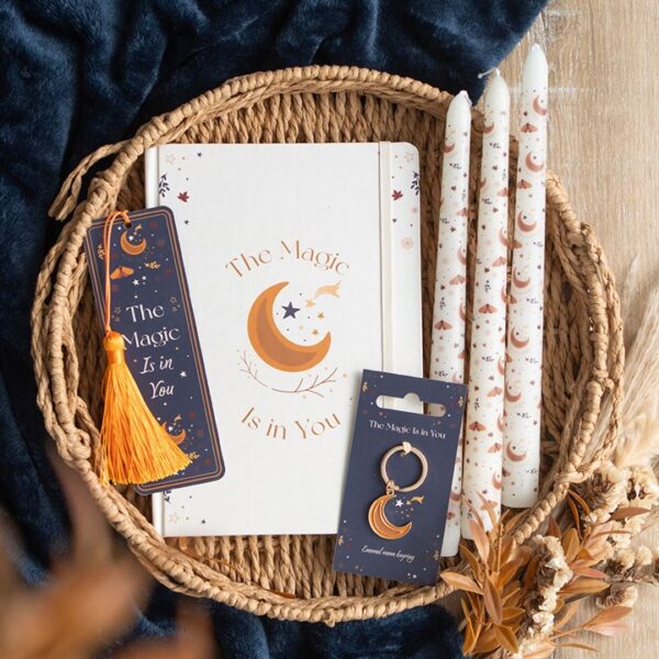 Set of 3 Harvest Moon Taper Candles - Image 5
