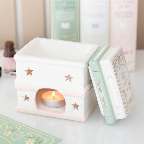 Book Stack Oil Burner - Image 2