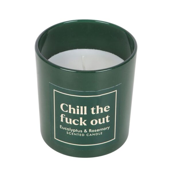 Sweary Chill Out Eucalyptus & Rosemary Candle - Image 4