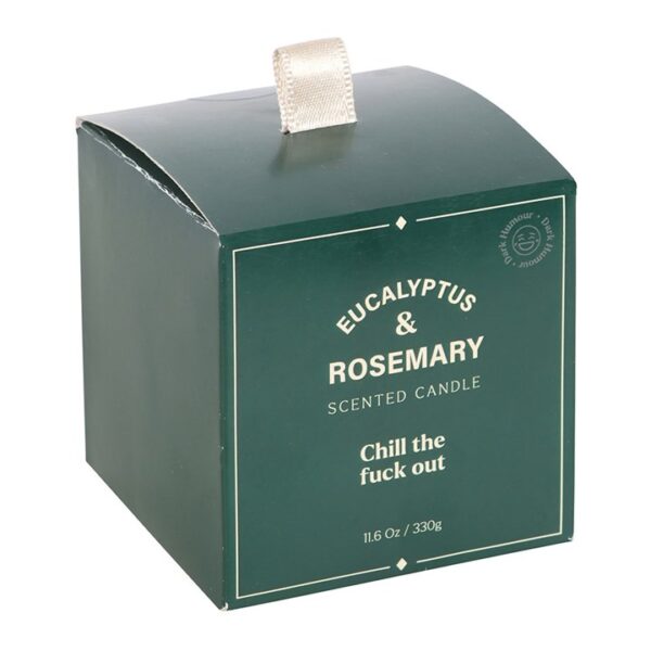 Sweary Chill Out Eucalyptus & Rosemary Candle - Image 5