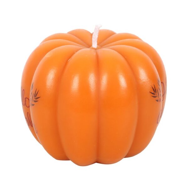 Hello Pumpkin Shaped Candle - Image 3