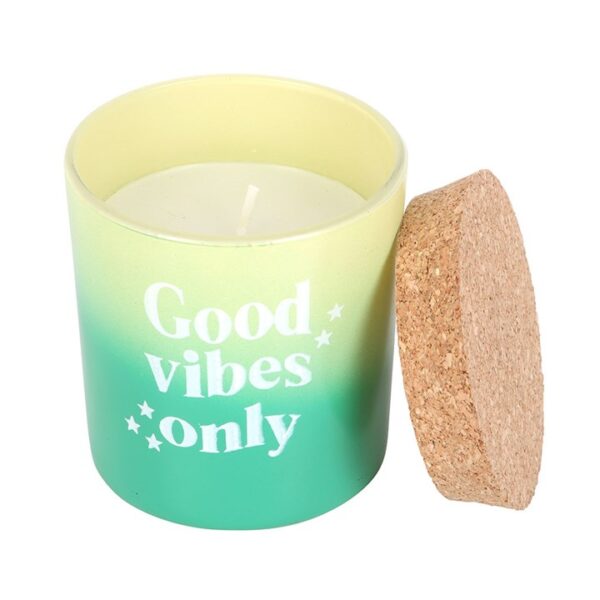 Good Vibes Only Mandarin & Bergamot Candle - Image 3