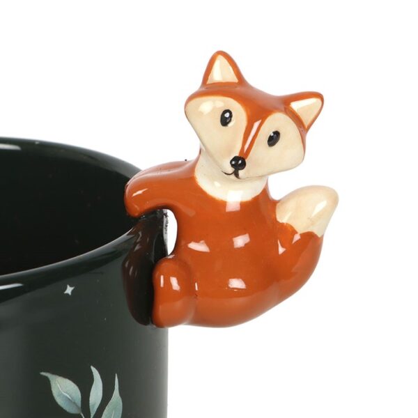 Green Forest Plant Pot with Fox - Image 3