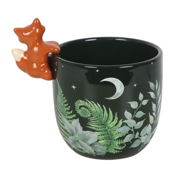 Green Forest Plant Pot with Fox - Image 4