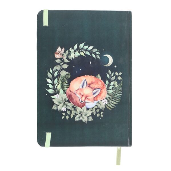 Green Sleeping Fox A5 Notebook - Image 3