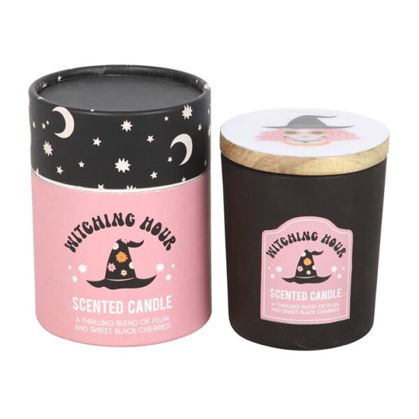 Witching Hour Plum and Black Cherry Candle - Image 2