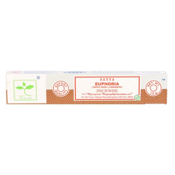 6 Packs of Euphoria Earth Incense by Satya - Image 2