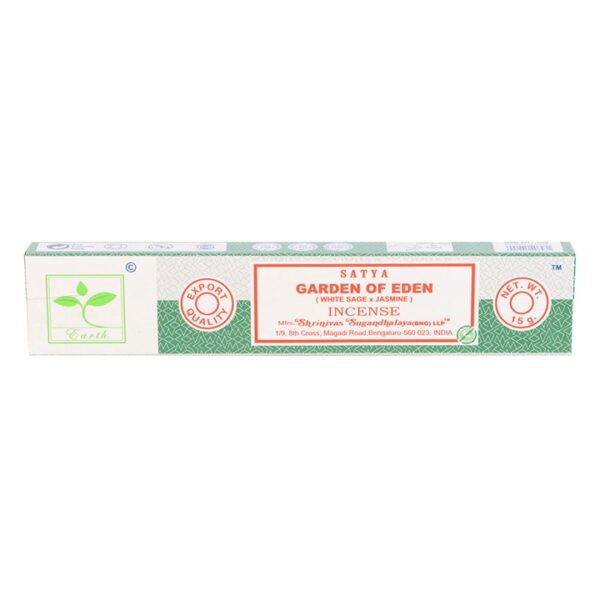 6 Packs of Garden of Eden Earth Incense by Satya - Image 2