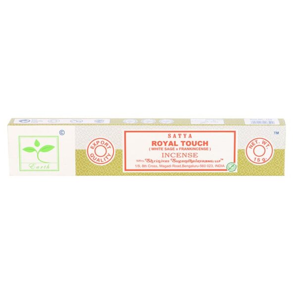 6 Packs of Royal Touch Earth Incense by Satya - Image 2