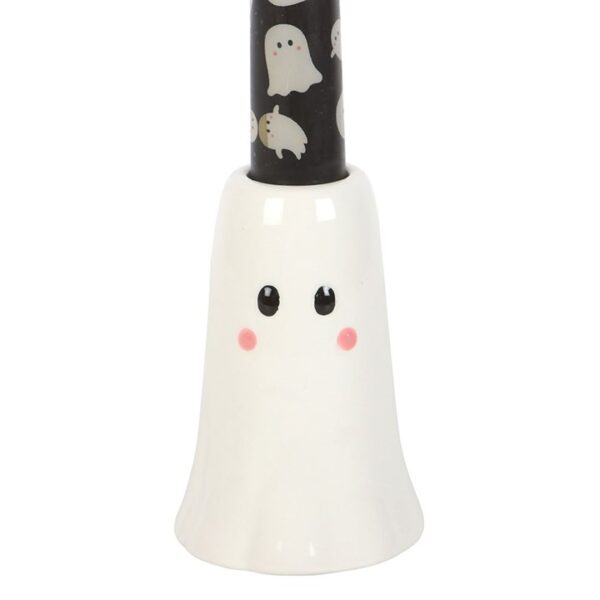 Sweet Ghost Candle Holder with Taper Candle - Image 3