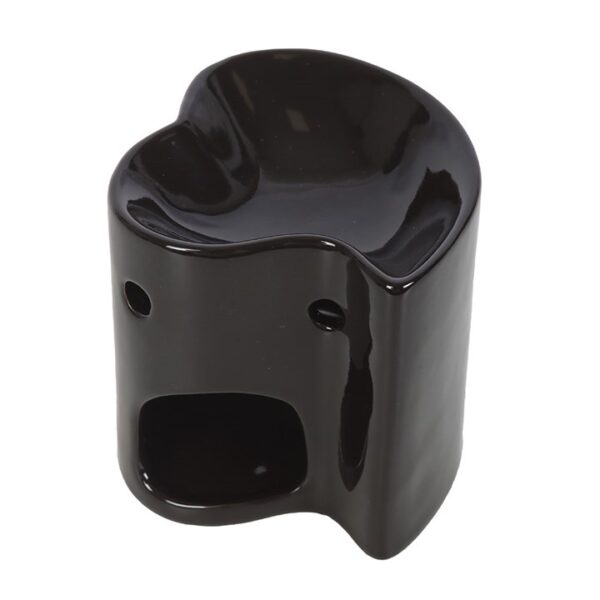 Black Heart Oil Burner and Wax Warmer - Image 2