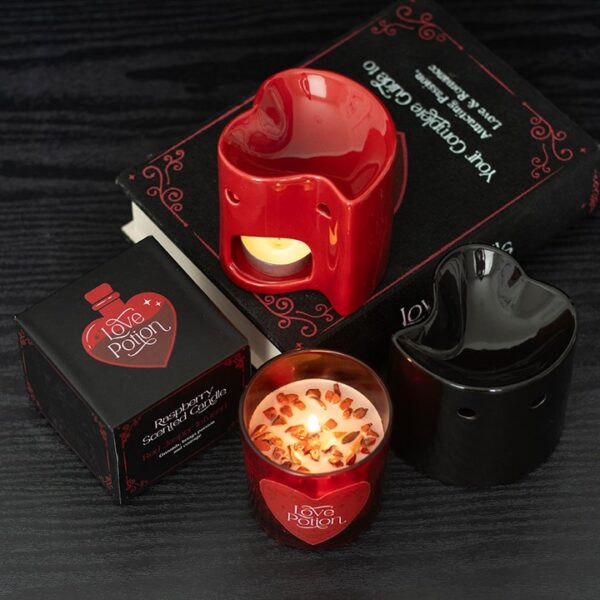 Black Heart Oil Burner and Wax Warmer - Image 5