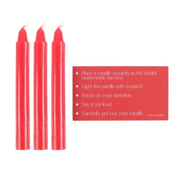 Set of 3 Love Spell Candles in a Box - Image 5