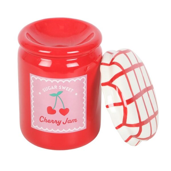 Cherry Jam Jar Oil Burner and Wax Warmer - Image 4