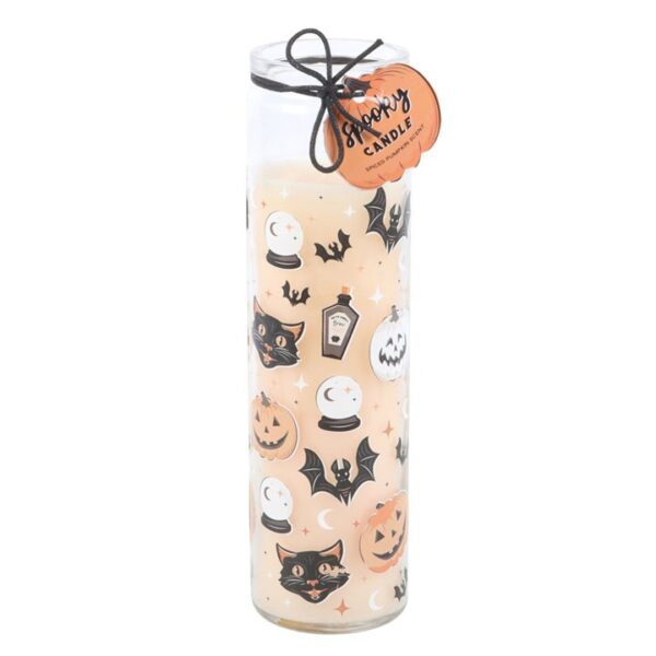 Spooky Spiced Pumpkin Tube Candle - Image 2