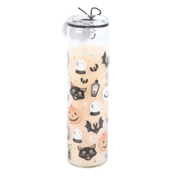 Spooky Spiced Pumpkin Tube Candle - Image 3
