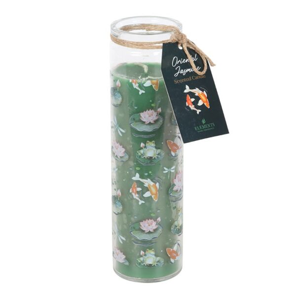 Pond Print Oriental Jasmine Tube Candle - Image 2