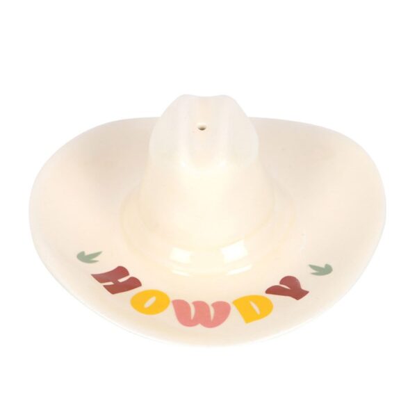 Howdy Cowboy Hat Incense Stick Holder - Image 3