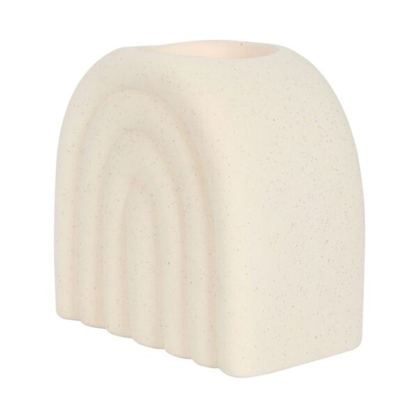 Cream Speckle Arch Oil Burner - Image 2