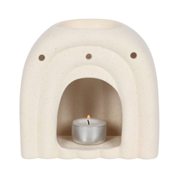 Cream Speckle Arch Oil Burner - Image 3