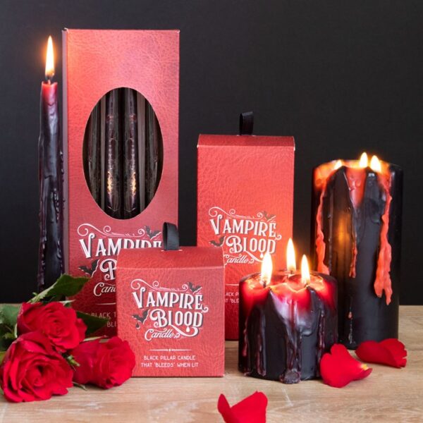 Set of 8 Vampire Blood Taper Candles - Image 6
