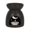 Black Mystical Moon Cut Out Oil Burner - Image 2