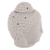 Small Grey Buddha Head Oil Burner - Image 3
