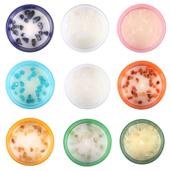 Set of 12 Zodiac Gemstone Candles - Image 2