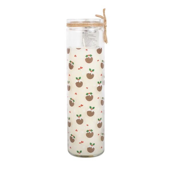 Christmas Pudding Scented Advent Tube Candle - Image 2