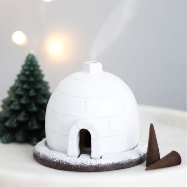Winter Igloo Incense Cone Burner - Image 5