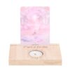Natural Card of the Day Tarot Card Stand Tealight Holder