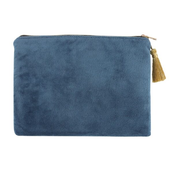 Midnight Hare Velvet Makeup Bag - Image 4