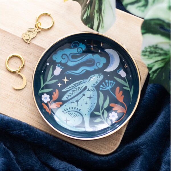 Midnight Hare Trinket Dish - Image 4