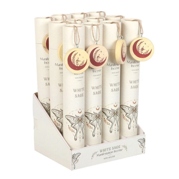 Set of 12 White Sage Manifestation Incense Stick Gift Sets - Image 2