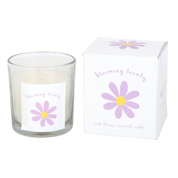 Blooming Lovely Daisy Wildflower Candle - Image 2