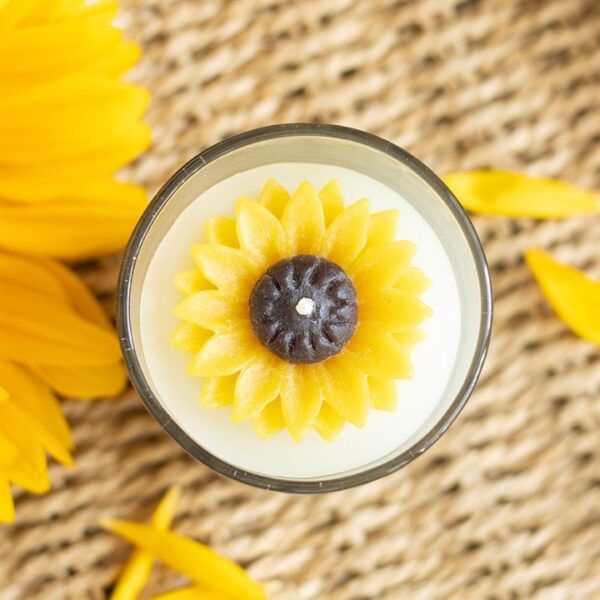 You Are My Sunshine Candle with 3D Sunflower - Image 2
