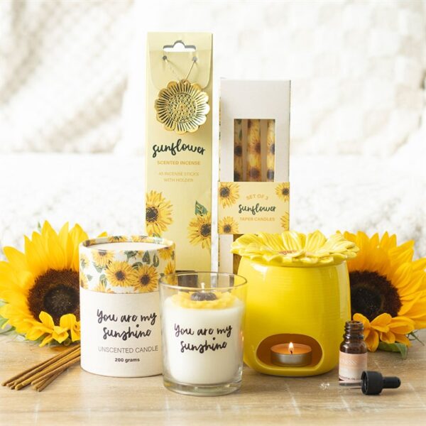 You Are My Sunshine Candle with 3D Sunflower - Image 6