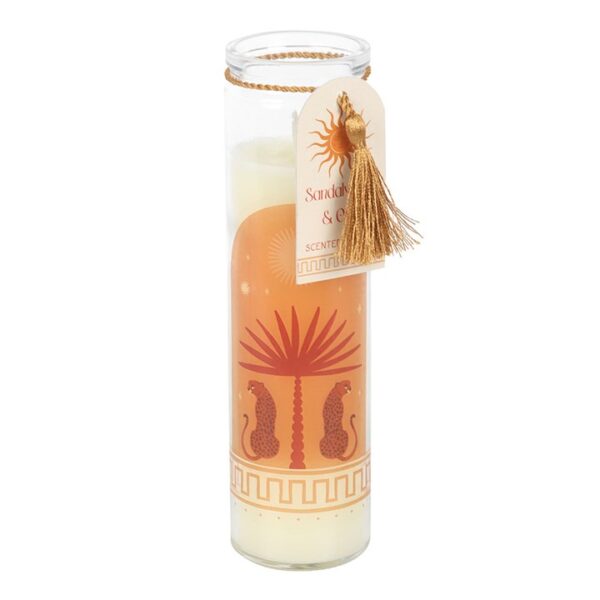 Leopard Palm Sandalwood & Oud Tube Candle - Image 2