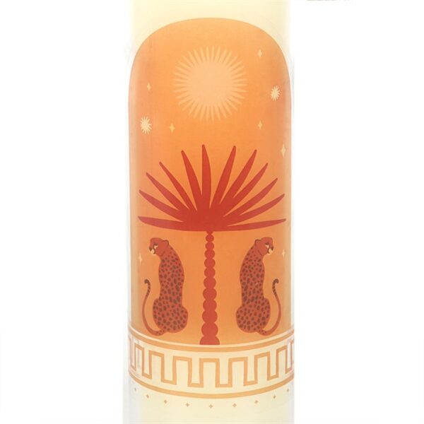 Leopard Palm Sandalwood & Oud Tube Candle - Image 4