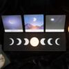 Black Moon Phase Tarot Card Stand Tealight Holder - Image 6