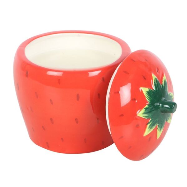 Strawberry Shaped Candle Jar - Image 3