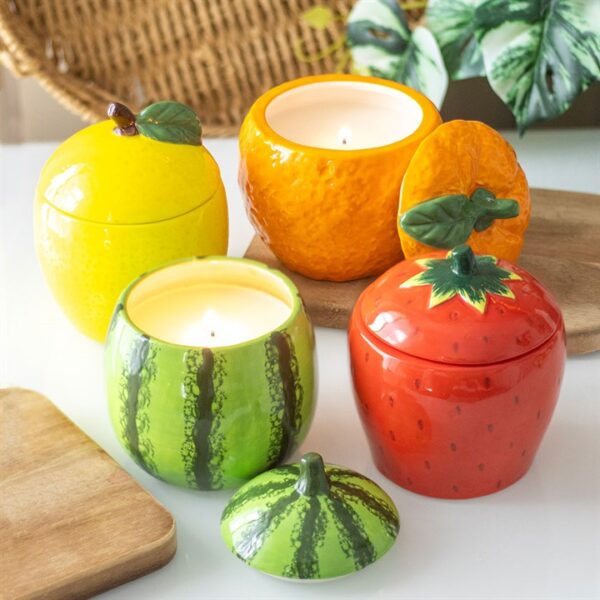 Watermelon Shaped Candle Jar - Image 5