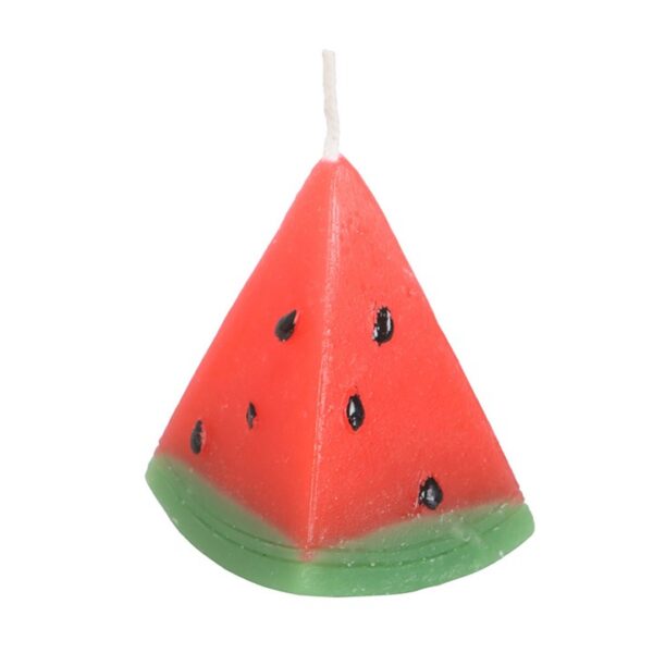 Set of 3 Watermelon Shaped Candles - Image 3