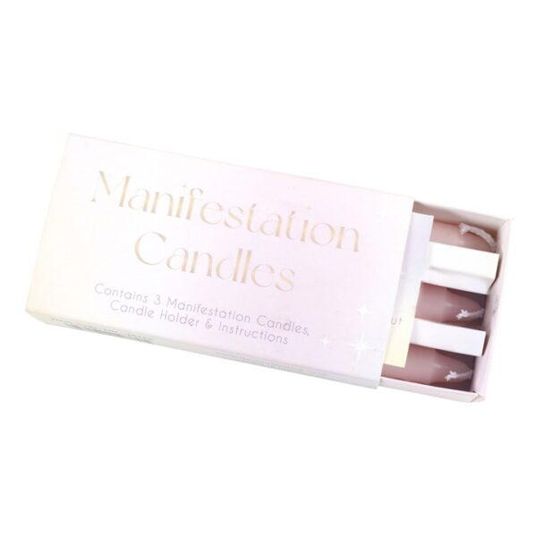 3 Manifestation Spell Candles in a Box - Image 2