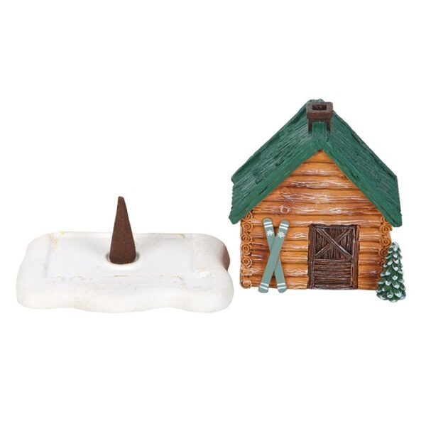 Cabin Ski Chalet Incense Cone Holder - Image 3