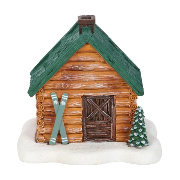 Cabin Ski Chalet Incense Cone Holder - Image 4