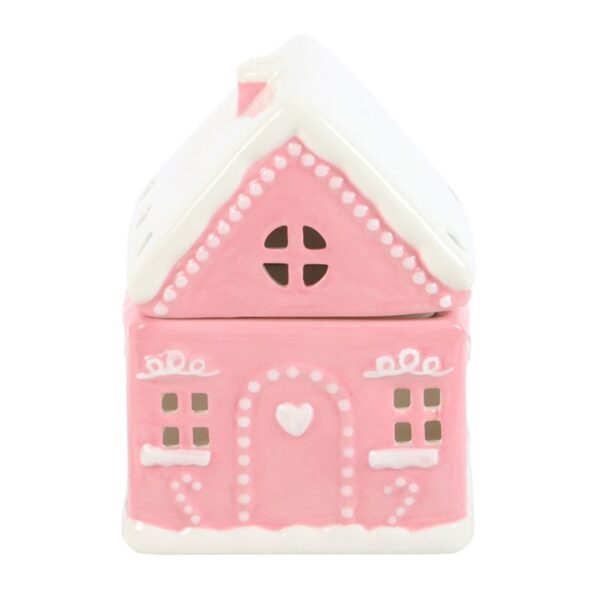 Pink Gingerbread House Oil Burner - Image 2