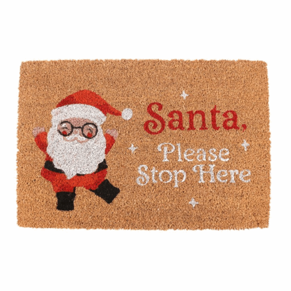 Natural Santa Claus Doormat - Image 2