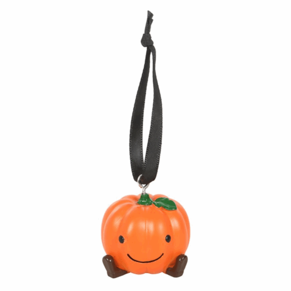 Cute Smiling Pumpkin Hanging Ornament - Image 2